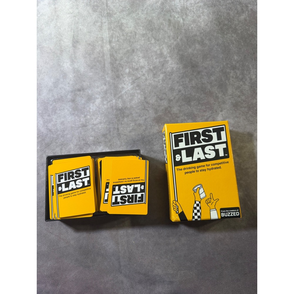 First & Last Drinking Card Game What Do You Meme Adult Party Game 250CardsYellow
